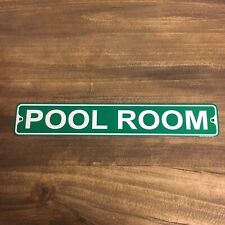 Metal Street Sign Pool Room Biker Bar Billiard or Swimming Decor 3