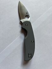 Spyderco Sage 1 Maxamet Plain Blade Gray G10 Handles C123GPGY factory second picture