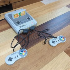 Super Famicom Console with 2 Controllers & Kirby Super Deluxe Software picture