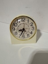 Vintage Westclox Luminous Hands Alarm Clock Ticks Works Art Deco Made in USA picture