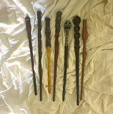 Lot of 7 Collectible Interactive Magic Wands, Assorted Designs - Magic Genre picture