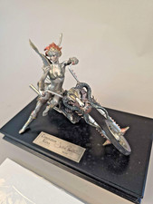 Temptation rider limited edition Franklin mint sculpture designed by Julie Bell picture