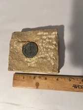 WWII Houses of Parliament Stone Paperweight -1941 Blitz Relic Britain England  picture
