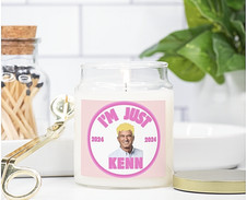I'm just Ken Kennedy Trump Smells Like MAGA Scented Candle VARIOUS picture