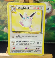 Wigglytuff 32/64 Jungle Unlimited 80 HP Rare Regular English Pokémon TCG picture