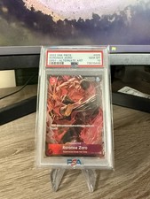 2022 ONE PIECE OP01-ROMANCE DAWN ALT ART #025 RORONOA ZORO PSA 10 (errata)  picture