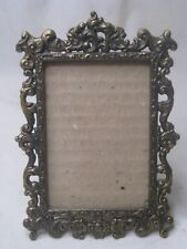 1 elegant ornate vintage detailed metal ITALY DEPOSE picture photograph frame picture