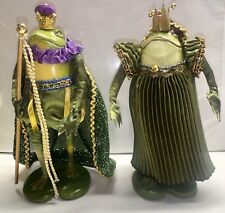 Pair of ANTHROPOMORPHIC Frogs - King and Queen- 7