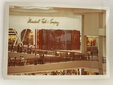 Vintage 1970s Marshall Field's Woodfield Mall Interior Kinetic Sculpture Photo picture