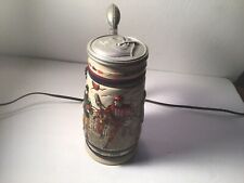 Avon 1983 Football Collectible Lidded Beer Stein Mug by Ceramarte Made in Brazil picture