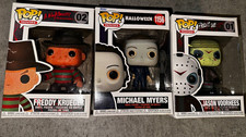 Funko Pop Movies Vinyl Figure Lot of 3 Freddy Krueger Myers Jason picture