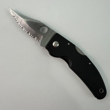 Vtg Spyderco C23GS Blackhawk Folding Knife GIN-1 Steel G-10 Handle USA 1994 B588 picture