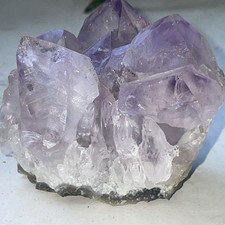 Natural Raw Amethyst Crystal Cluster Rough Quartz Geode Specimen Mineral Purple picture
