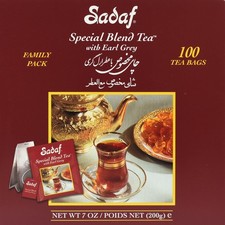 Sadaf Earl Grey Tea Bags | Special Blend 100 Count (Pack of 1), Brown picture