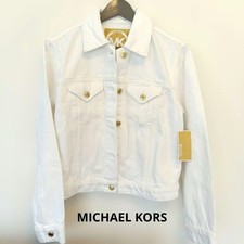 MICHAEL KORS White Denim Jacket Cotton picture