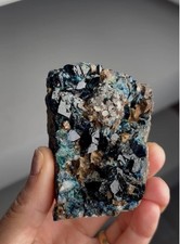 Blue Lazulite with Siderite – Rapid Creek, Yukon, Canada picture
