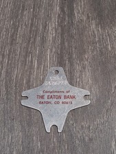 Vintage Grill Scraper Eaton Bank Eaton, Co. Brown & Bigelow Made In USA picture
