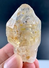 Very Interesting Rare Enhydro Window Quartz Crystal From Baluchistan Pakistan. picture