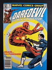 Daredevil #183 1982 Marvel Comics Newsstand Daredevil vs Punisher Cover Fine *A3 picture