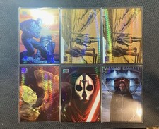 2024 Topps Star Wars Chrome Galaxy Prism Refractor /75 – 6 Card Lot picture