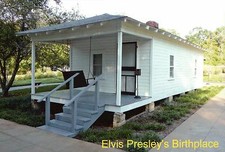 Elvis Presley Birthplace, Tupelo Mississippi, Born 1/8/1935 --- Modern Postcard picture