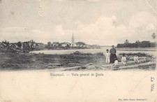 Postcard ECUADOR: Guayaquil, Vista general de Daule, B&W Photo 1900's UDB picture