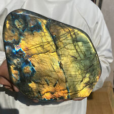 12lb Large Natural Labradorite Quartz Crystal Display Mineral Specimen Healing picture
