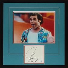 Jim Carrey Autographed Ace Ventura Movie Signature Series Frame - JSA picture