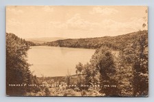 1922 RPPC Howard's Lake Indian Rock Camps Hanover ME Postcard picture