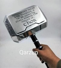 Thor’s Mjolnir Hammer Metal Prop – Marvel Avengers Replica for Cosplay, Display picture