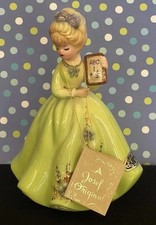 Vintage Josef Original TEACHER CAREER GIRL Series W/Booklet Exc. Rare picture