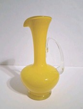 Vintage Blown Glass Vase Pitcher 8