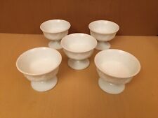 Indiana Glass Colony Harvest Grape Milk Glass Footed Sherbet Dessert Cups  5 picture