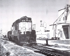 Chicago North Western 4346 M&StL Junction Milwaukee Road Freight Vtg Mag Image picture