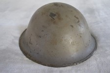 Original WW2 British/Canadian Army  Turtle Helmet combat picture