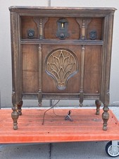 1928 RCA Radiola 60 Console Radio First AC Superheterodyne AS-IS w/ Manual picture