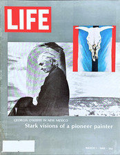 Georgia OKeeffe in New Mexico Pioneer Painter Vtg 1968 Life Magazine Cover Only picture