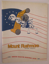 Mount Rushmore National Memorial American Revolution Bicentennial Edition c1975 picture