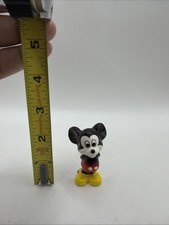 Vintage Walt Disney Productions Mickey Mouse Ceramic Figurine Japan 2.5