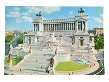 Altar Of The Nation Front View Rome Italy Postcard Unposted picture