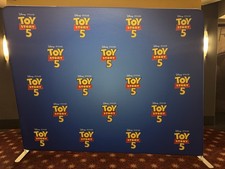 Disney Pixar Toy Story 5 Blue Promotional Advertising Display Backdrop 2026 picture