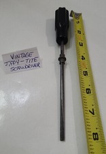 Jiffy-Tite Screwdrive Flat Head Specialty Notch Screw Holding Vintage Tool USA picture