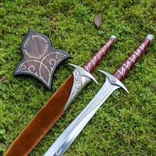 Bilbo Fantasy Sword Handmade Stainless Steel Display Rings  Replica 22 Inch picture