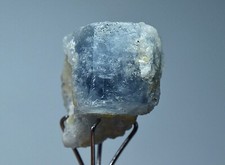 Rare Nice DT Vorobyevite Beryl Rosterite Crystal w/ Unknown Mineral 10.90 Carat picture