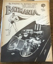 BATMANIA #10 vintage Biljo White comic fanzine (1966) Batman & Robin photos VG++ picture