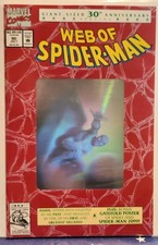 Marvel Web of Spider-Man #90 1992 KEY Giant Sized Anniversary Issue NM picture