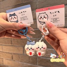 Chiikawa Magnetic Keychain Cute Cartoon Hachiware Chiikawa Doll Pendant LoveGift picture