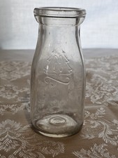 Vintage Northland Milk Half Pint Bottle Pinetree Minnesota Mid 1900s picture