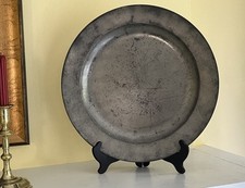 18th Century English Pewter Charger Plate – Henry Little c. 1750 (14.75