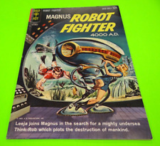 Magnus Robot Fighter #4 VF- 7.5 Upper Grade 1963 Gold Key Silver Age Sci-Fi picture